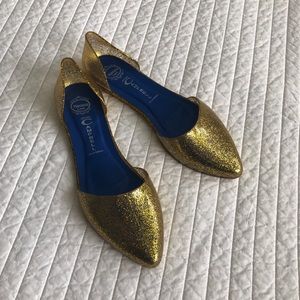 Jeffery Campbell “Havana Last” Glitter Jellies